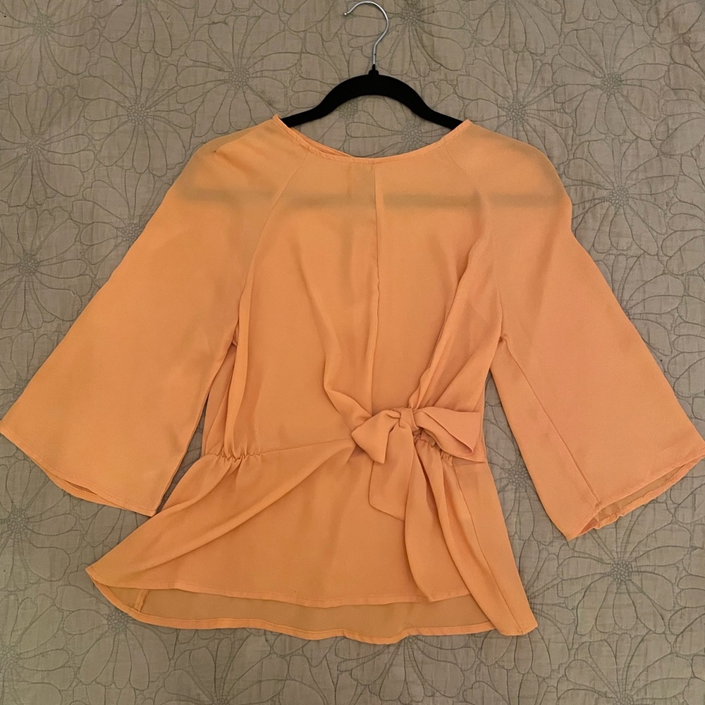 Mustard yellow blouse